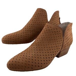 Kenneth Cole Shoes Womens Size 6 Cooper Cognac Leather Ankle Booties NWB‎